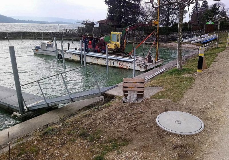 Häfen Ligerz Sanierung Wirtshuus- und Chalchofelänti