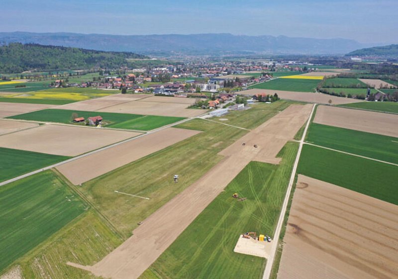 Flugplatz Biel-Kappelen – UBB Pistenverlegung und Realisierung ökologischer Ausgleich