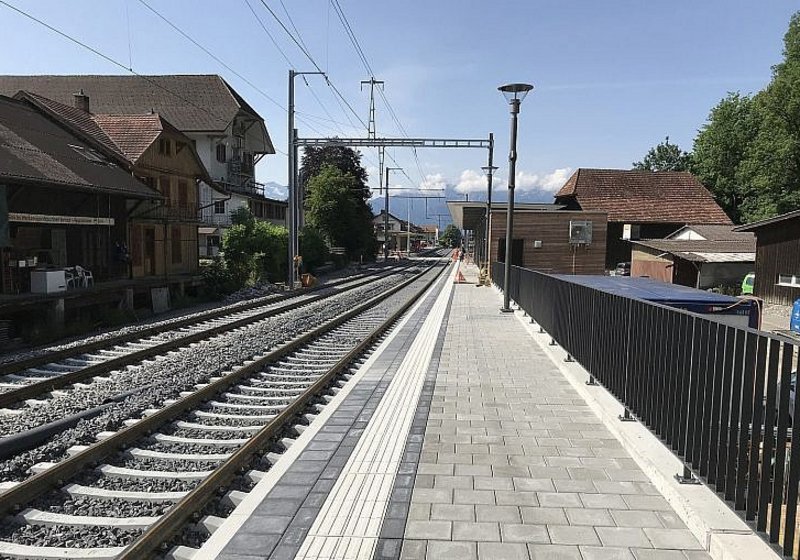 Umbau BLS Bahnhof Oberdiessbach